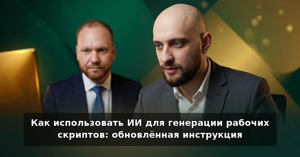 Как генерировать рабочие скрипты с помощью ИИ