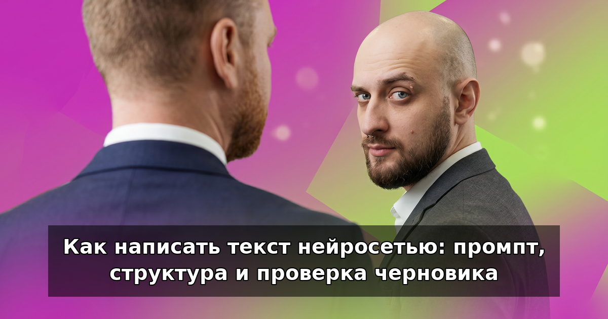 Как написать текст нейросетью: промпт и проверка