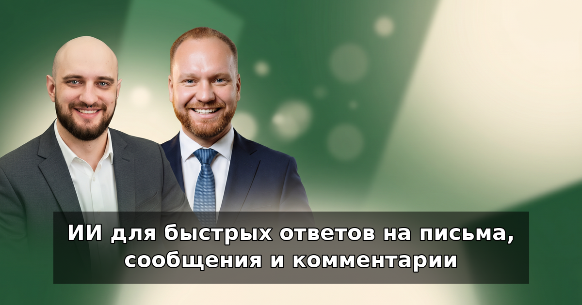 ИИ для быстрых ответов на письма и сообщения в 2026