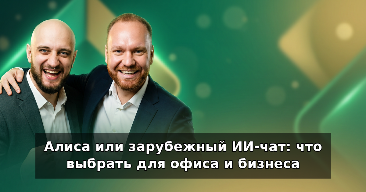 Алиса или зарубежный ИИ-чат: что выбрать бизнесу
