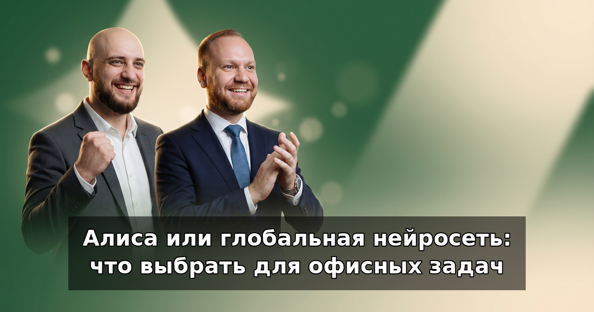 Алиса или нейросеть: что выбрать для офиса