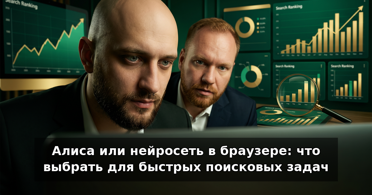 Алиса или нейросеть в браузере: что выбрать