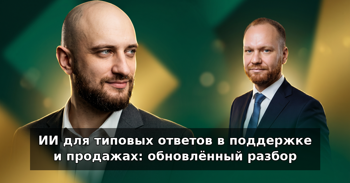 ИИ для типовых ответов в поддержке и продажах в 2026
